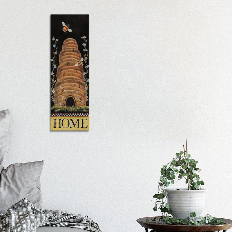 iCanvas "Honey Home" by Lisa Hilliker Canvas Print - 36x12x1.5