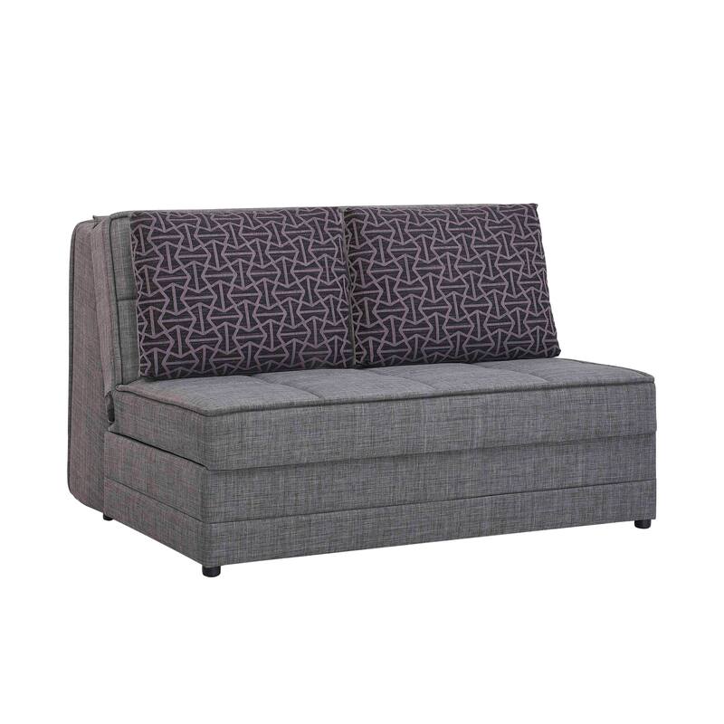 Collection Upholstered Convertible Loveseat With Storage