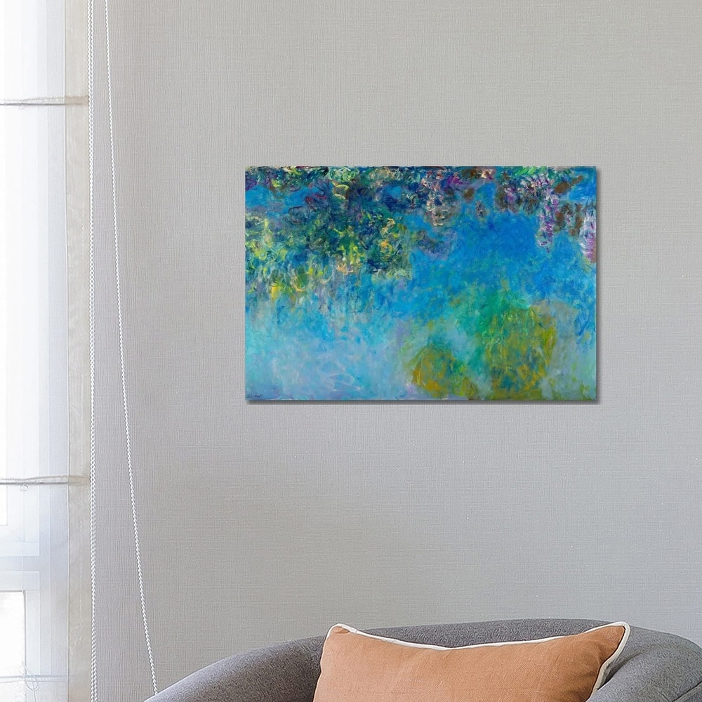 iCanvas "Wisteria" by Claude Monet Canvas Print