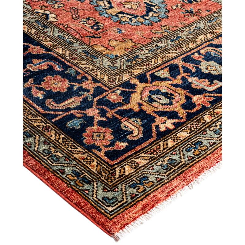 Serapi One-of-a-Kind Hand-Knotted Area Rug - Red - 9' 0" x 11' 10"