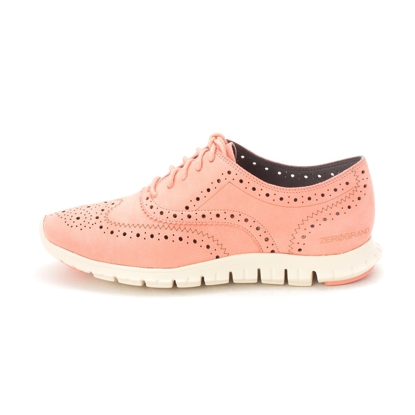 Cole Haan Womens Collettasam Low Top Lace Up Fashion Sneakers - Coral - 6