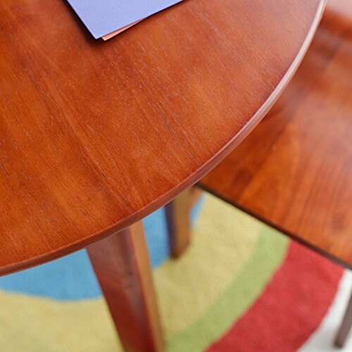 Lipper childrens walnut rectangle new arrivals table and 4 chairs