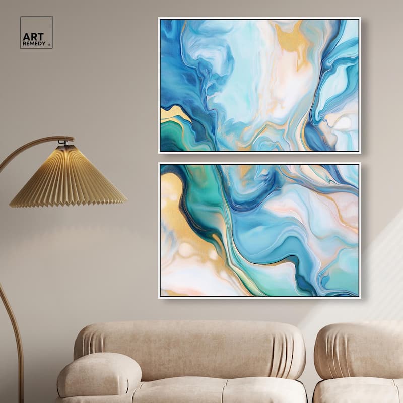 Visions Pastel II Canvas Set of 2 by Art Remedy