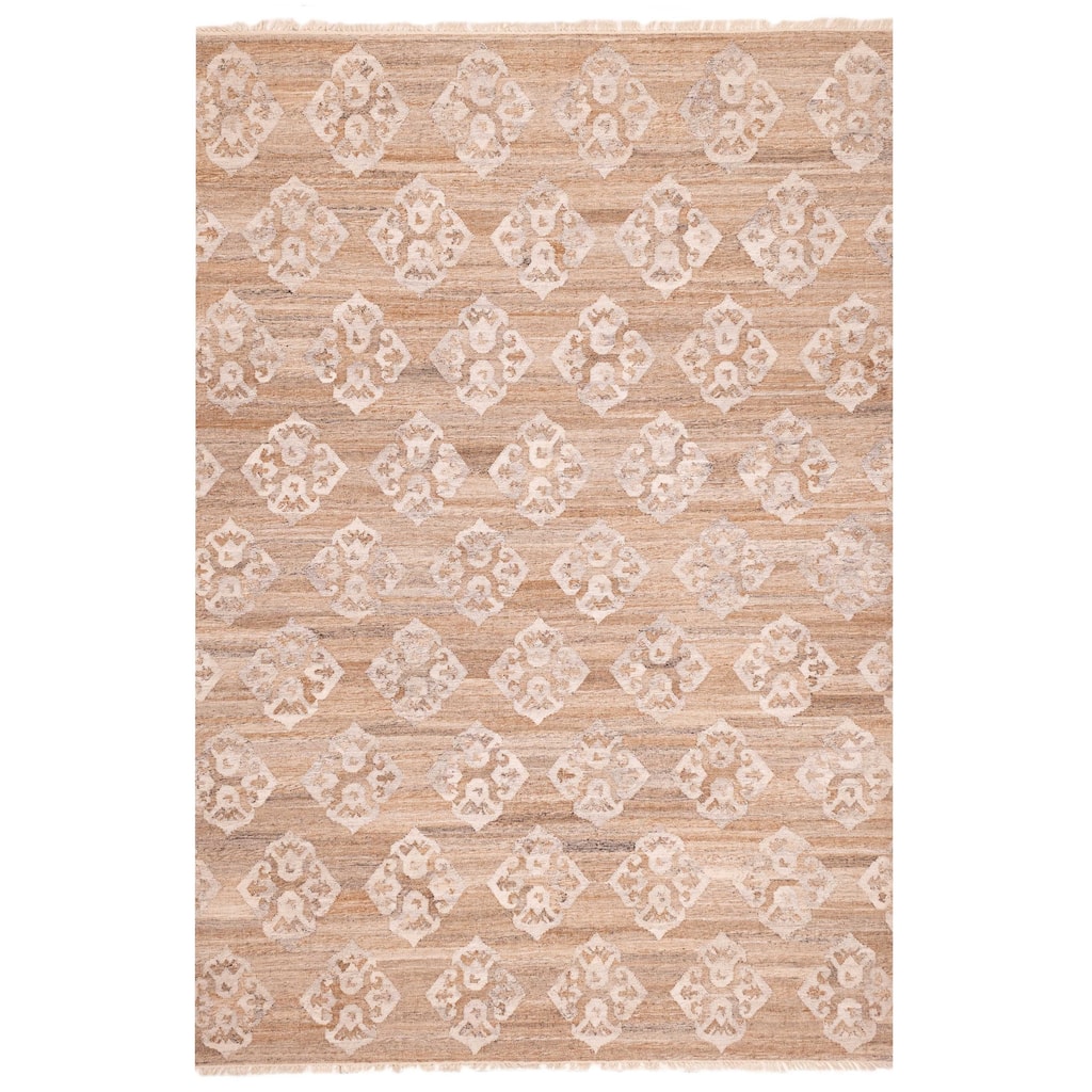 ECARPETGALLERY Flat-Weave Ankara FW Brown Wool Kilim - 9'8 x 13'5