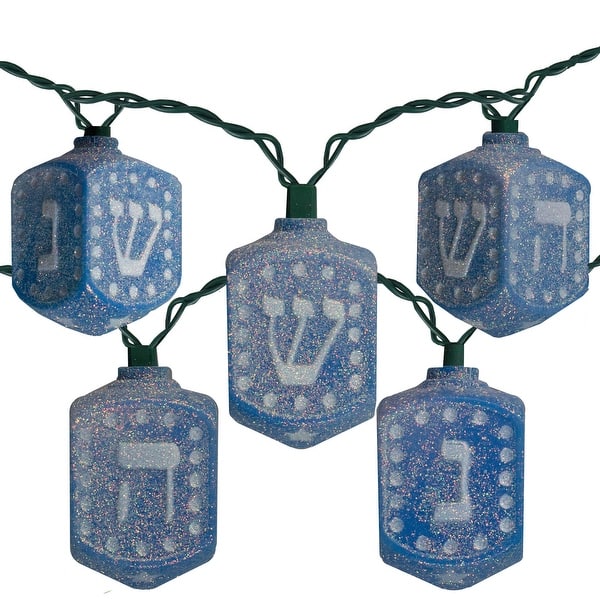 Shop 10 Count Blue Hanukkah Dreidel Novelty Light Set Incandescent Lights On Sale Overstock 29849794