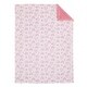 preview thumbnail 2 of 2, Disney Minnie Mouse White, Pink, and Aqua Rainbow and Hearts Super Soft Velboa with Sherpa Back Baby Blanket