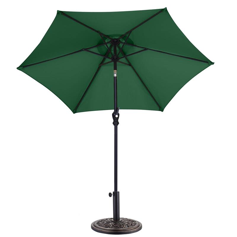 Autlaycil 7.5ft Outdoor Patio Umbrella with Tilt & Crank Base included
