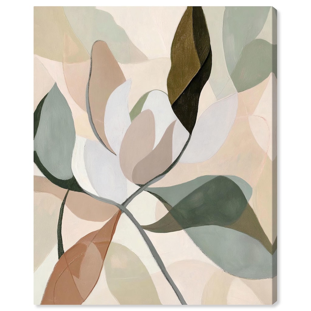 Leaf Prints II Canvas by Art Remedy, Gallery Wrapped