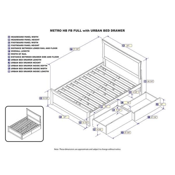 Metro Full Platform Bed and Footboard with 2 Bed Drawers in White On Sale Bed Bath & Beyond
