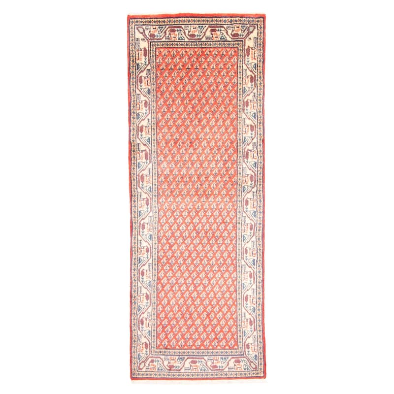 ECARPETGALLERY Hand-knotted Andelz Copper Wool Rug - 2'4 x 6'8