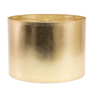 Round Gold Foil Lamp Shade