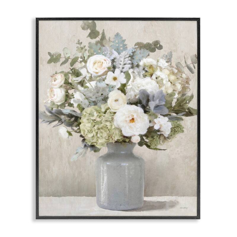 Stupell Fresh Garden Bouquet Framed Giclee Art Design By Amber Sterling - 24 x 30 - Black