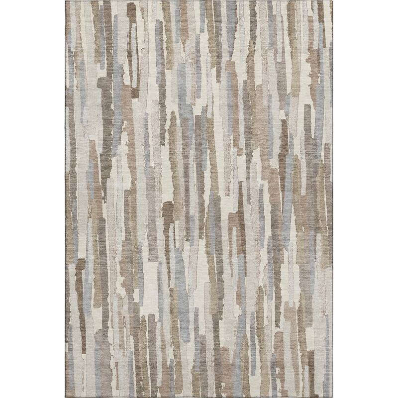 Premium Washable Super Soft Global Stripes Mayfield Rug