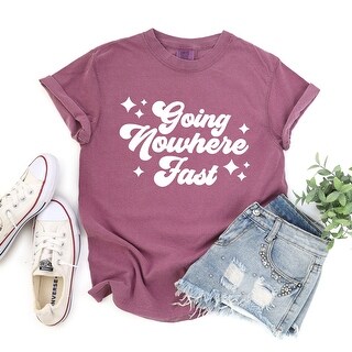 Going Nowhere Fast Garment Dyed Tee - Bed Bath & Beyond - 40983771