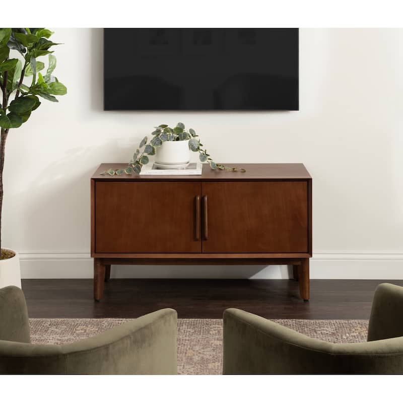 Kate and Laurel McCutcheon Floor Media Cabinet