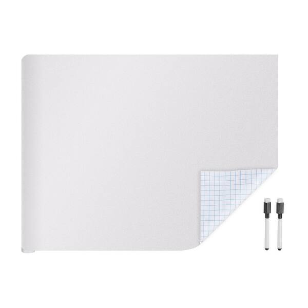 Blackboard Wall Sticker Roll Dry Erase Sticker Board White 2pcs On