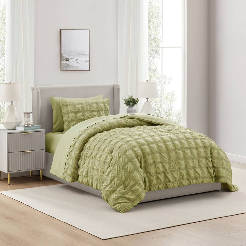 Empyrean Modern Comforter Seer Sucker