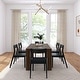 preview thumbnail 24 of 23, Modern 72-inch Rectangle Dining Table Set with 6 Chairs