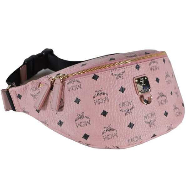 mcm sling bag pink