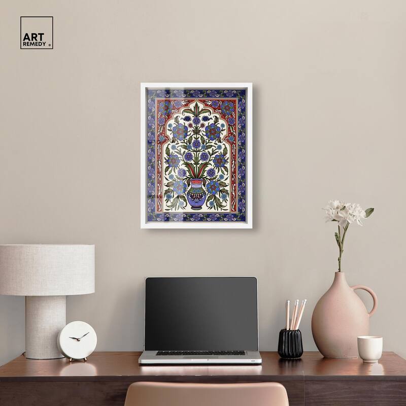 Royal Vase Bloom Shadowbox by Art Remedy