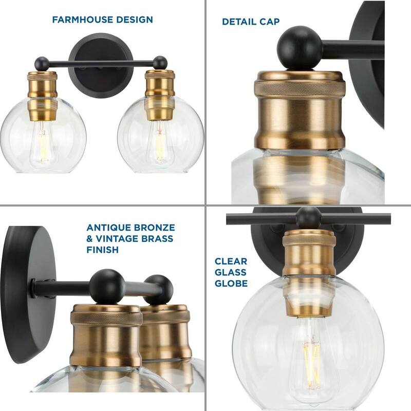 Hansford Collection Two-Light Bath & Vanity