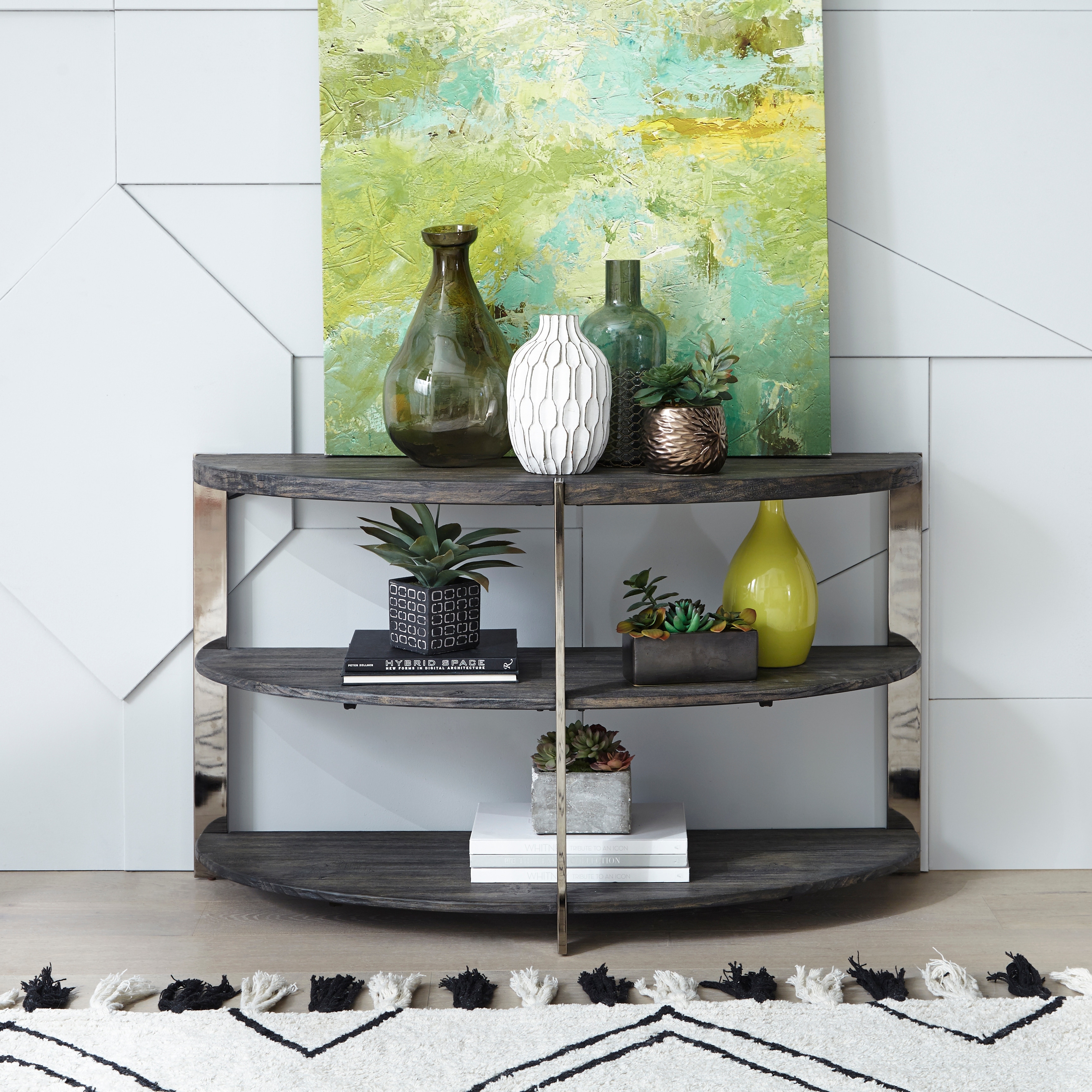Half moon console table ikea sale