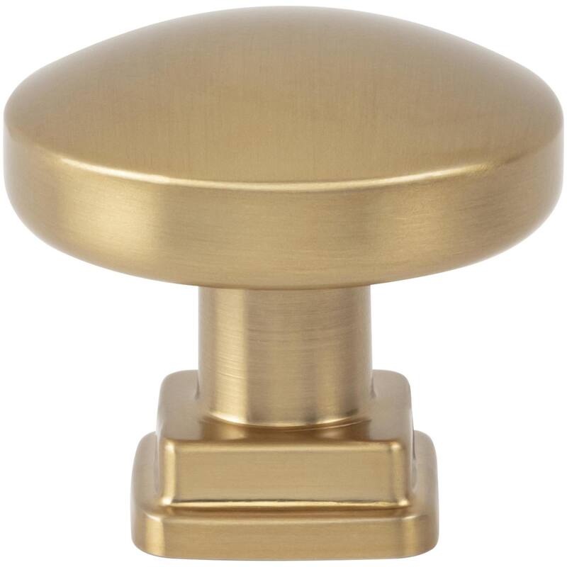 Atlas Homewares A6021 Kimberton 1-1/4" Mushroom Cabinet Knob - Warm Brass