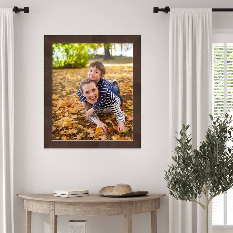 Wildwood Brown Narrow Framed Picture Frame, Photo Frame