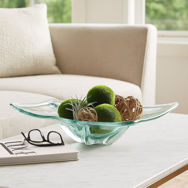 Decorative Glass Bowl for Home Decor - 24" - 24.0"