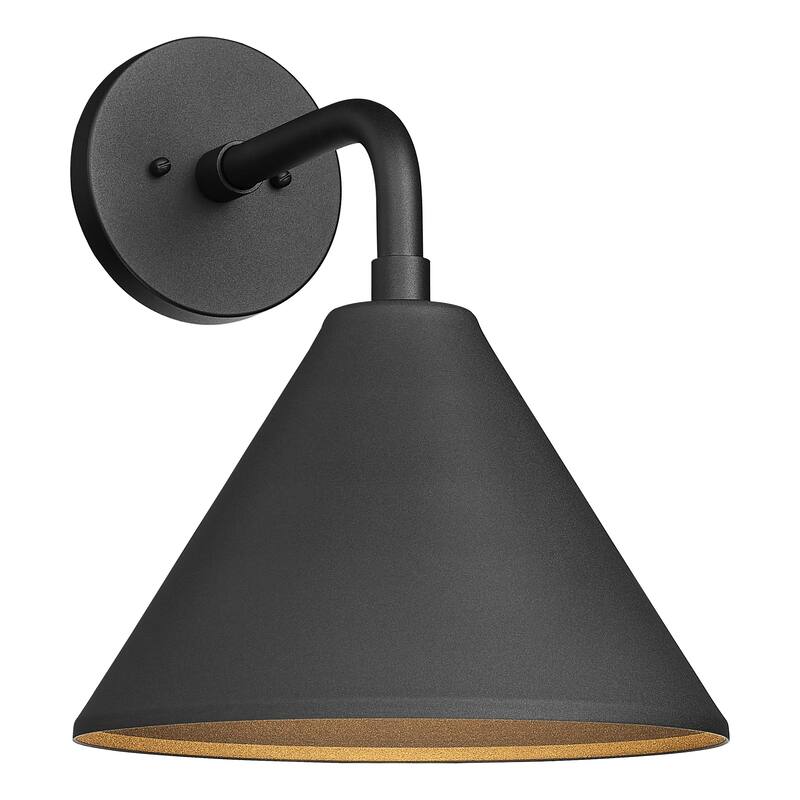 Axston 1-Light Outdoor Wall Sconce Textured Black - Textured Black
