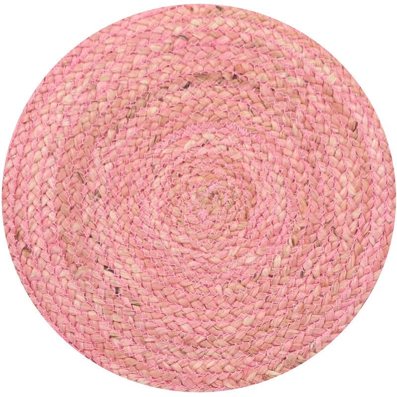 HERAT ORIENTAL Handmade Kilim Upholstered Round Stool