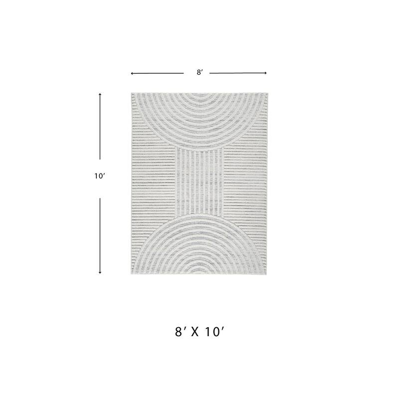 Signature Design by Ashley Lambworth Gray & Cream Area Rug