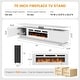 preview thumbnail 65 of 97, 70"/80" Modern Fireplace TV Stand with 36" Electric Fireplace
