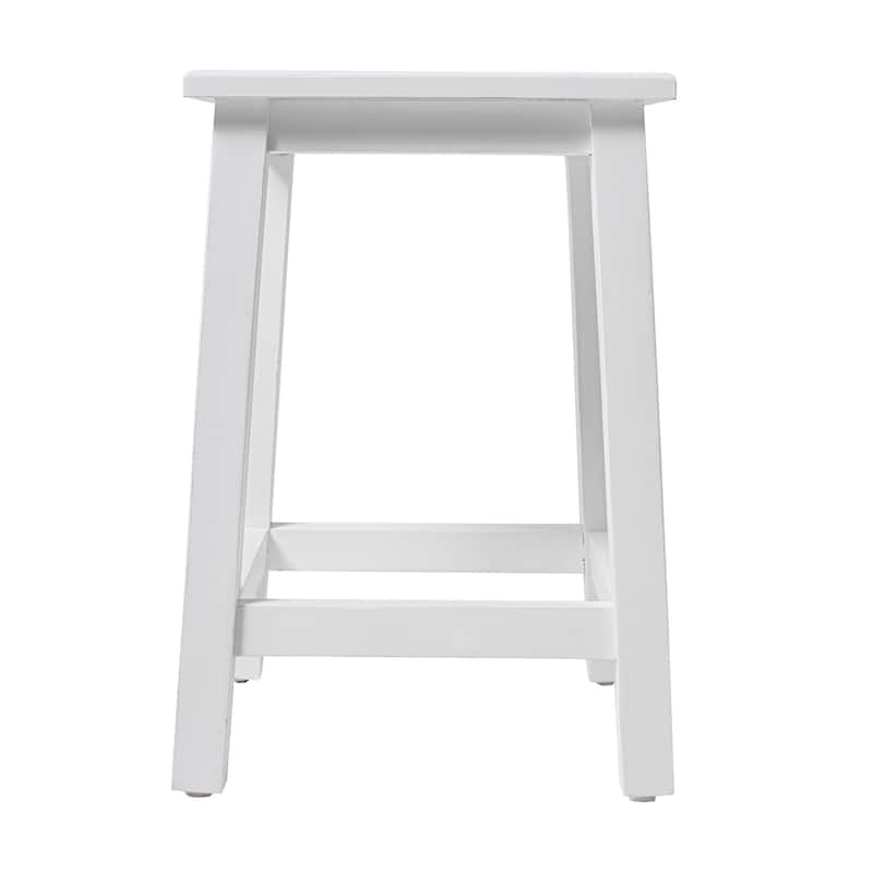 Classic White Stool - Single - Short - 16-22 in.