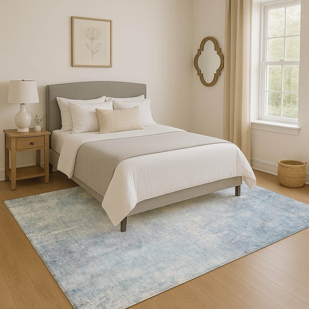 Premium Washable Super Soft Modern Watercolor Mayfield Rug