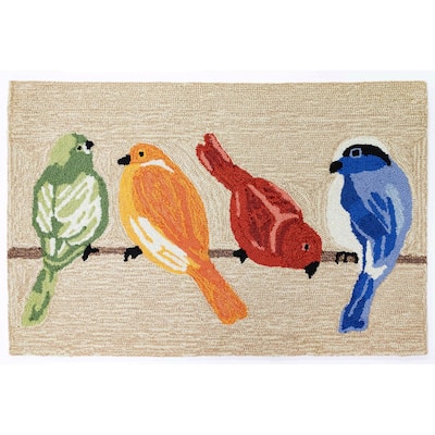 Liora Manne Frontporch Birds Indoor/Outdoor Rug