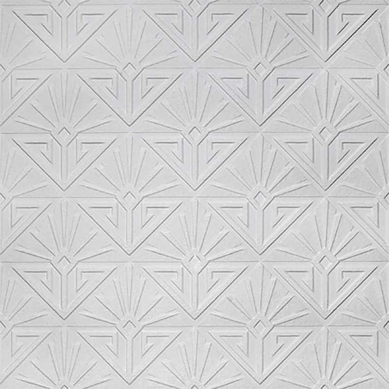 Brewster Deco Paradiso Paintable Luxury Vinyl Wallpaper - 20.9 x 396 x 0.025