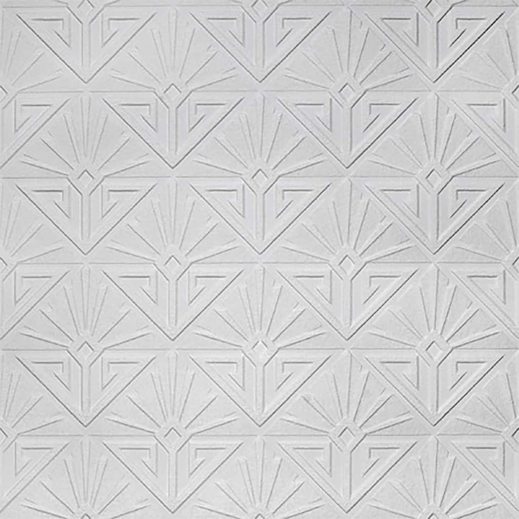 Brewster Deco Paradiso Paintable Luxury Vinyl Wallpaper - 20.9 x 396 x 0.025