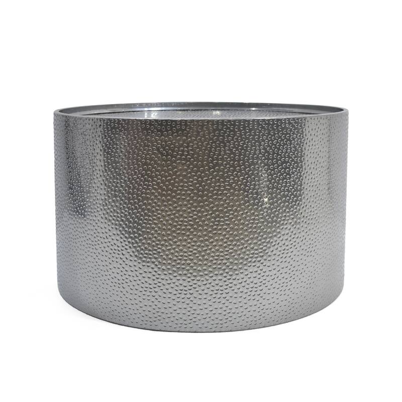 Braeburn Round Hammered Iron Coffee Table by Christopher Knight Home