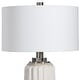 preview thumbnail 4 of 5, Uttermost Azariah White Crackle Table Lamp