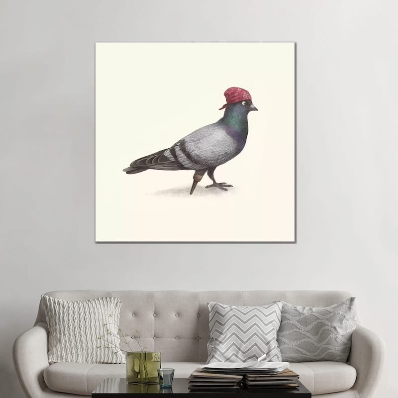 iCanvas "Pirate Pigeon" by Terry Fan Canvas Print