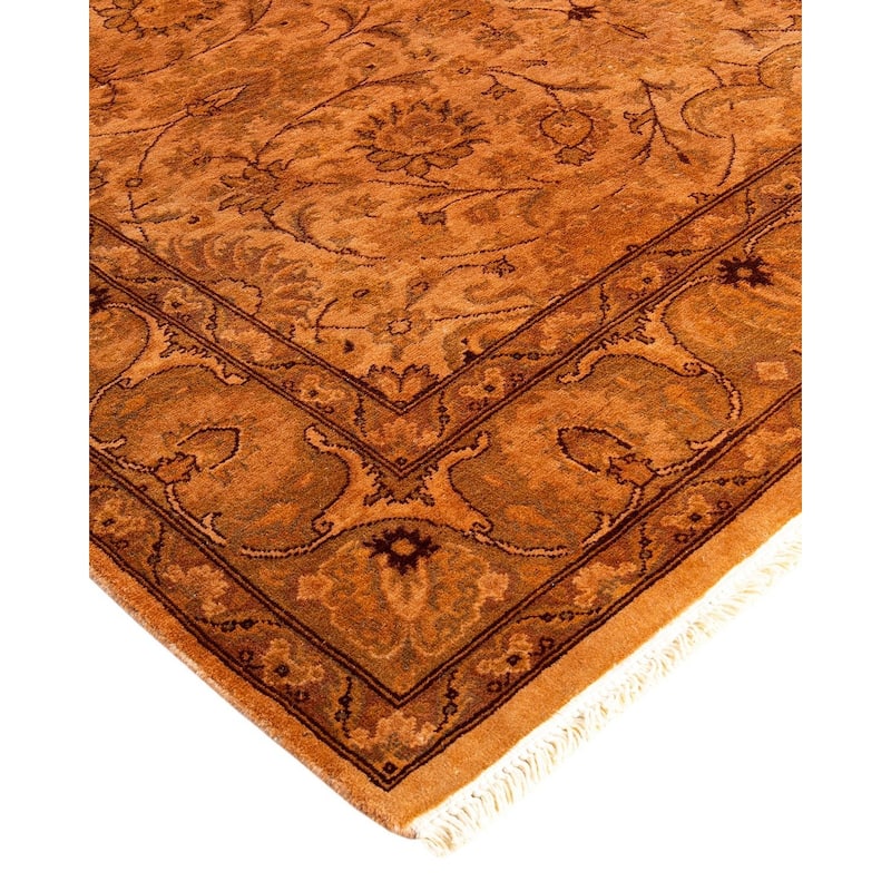 Fine Vibrance, One-of-a-Kind Handmade Area Rug - Beige, 4' 7" x 7' 1" - 4' 7" x 7' 1"