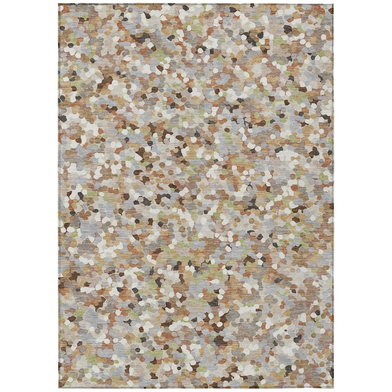 Machine Washable Indoor/ Outdoor Contemporary Halia Chantille Rug