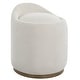 preview thumbnail 7 of 7, Uttermost 23186 Swirl 21" Wide Fabric Accent Stool