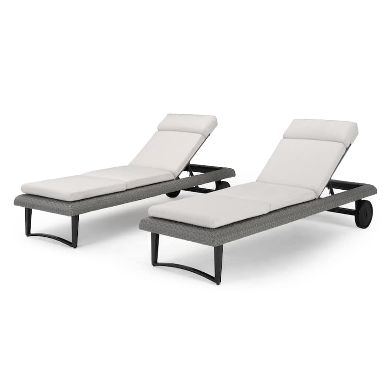 Vistano 18 Piece Sunbrella Outdoor Patio Estate Dining Group - Canvas Flax
