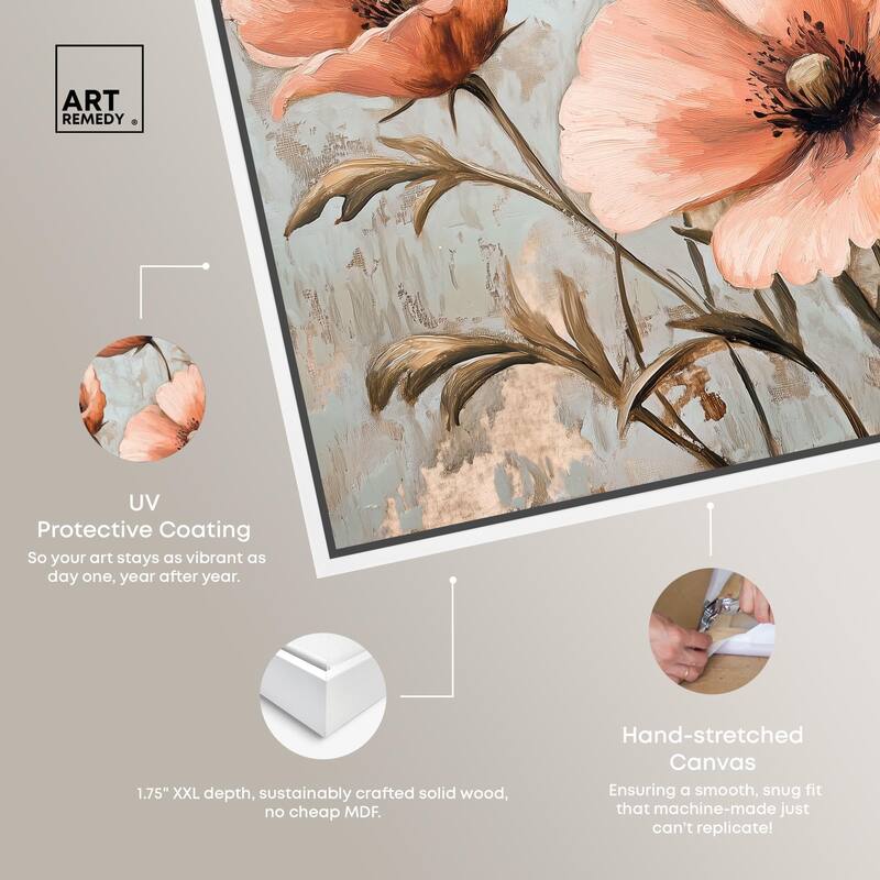 Artistic Blooms Canvas by Art Remedy