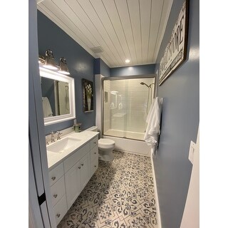 Farmhouse Sign Vintage General Store Design in White