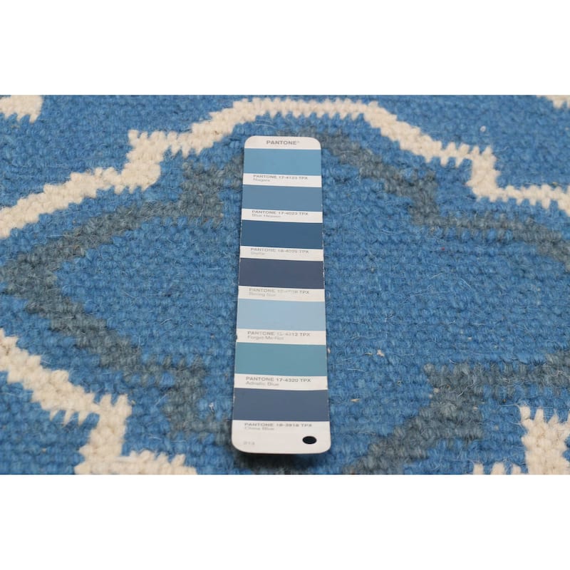 Ankara Blue Kilim 5'3" x 7'10" - 5'3 x 7'10