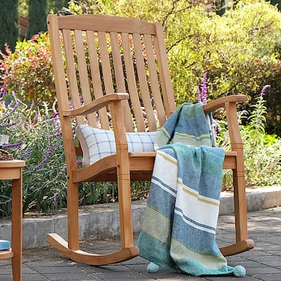 Cambridge Casual Boston Teak Patio Rocking Chair