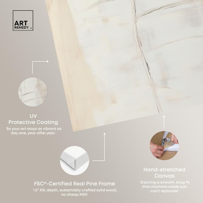 Gestural Glyphs II Canvas by Art Remedy, Gallery Wrapped